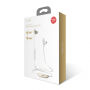 BASEUS спортни безжични слушалки - бели - златна