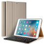 Безжична клавиатура и кейс за iPad 9,7" (2017 / 2018) / iPad Air - златна