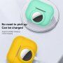 2в1 силиконов защитен калъф за AirPods Pro 2 (2022) / AirTag 1 / 2 - бял