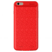 BASEUS калъф с батерия 7300mAh за 6 Plus / 6S Plus - червен