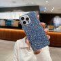 Защитен кейс с блестящи пайети за iPhone 11 Pro - син