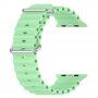Силиконова океанска каишка за Apple Watch Ultra 49mm / 46mm / 45mm / 44mm / 42mm - зелен