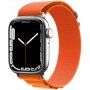 Найлонова каишка с алпински дизайн за Apple Watch 42mm / 41mm / 40mm / 38mm - оранжев