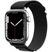 Найлонова каишка с алпински дизайн за Apple Watch 42mm / 41mm / 40mm / 38mm - черен