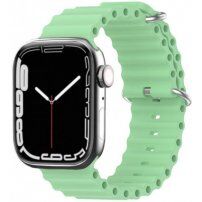 Силиконова океанска каишка за Apple Watch 42mm / 41mm / 40mm / 38mm - зелен