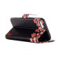 Отварящ се / флип калъф тип портмоне със стойка и слотове за карти за Apple iPhone SE (2020/2022) / 8 / 7 - Цъфтяща слива