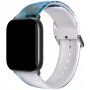 Каишка с мотив за Apple Watch 42mm / 41mm / 40mm / 38mm - син мрамор