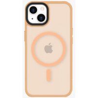 Защитен кейс с MagSafe за iPhone 14 Plus - оранжев