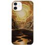 Лъскав кейс с нарисуван мотив за iPhone 12 / 12 Pro - небе