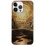 Лъскав кейс с нарисуван мотив за iPhone 13 Pro Max - небе