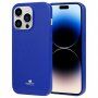 Goospery лъскав кейс от мека пластмаса за iPhone 14 Pro Max - син