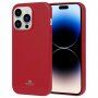 Goospery лъскав кейс от мека пластмаса за iPhone 14 Pro Max - червен