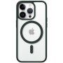 Защитен прозрачен кейс с MagSafe за iPhone 14 Pro Max - зелен