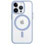 Защитен прозрачен кейс с MagSafe за iPhone 14 Pro Max - син