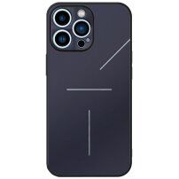 R-Just алуминиев защитен кейс със защита на лещата на фотоапарата за iPhone 13 Pro Max - син
