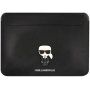 Karl Lagerfeld Saffiano Ikonik калъф за iPad Pro 12,9" / MacBook до 14" - черна