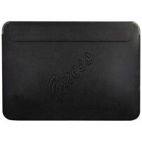 Guess Saffiano калъф за iPad Pro 12,9" / MacBook до 14" - черна