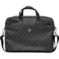 Guess 4G Triangle Logo чанта за MacBook до 16" - черна