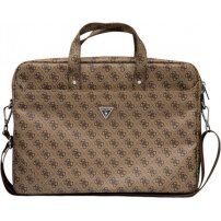 Guess 4G Triangle Logo чанта за MacBook до 16" - кафява