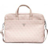 Guess 4G Triangle Logo чанта за MacBook до 16" - розова