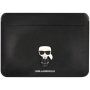 Karl Lagerfeld Saffiano Ikonik калъф за MacBook до 16" - черна
