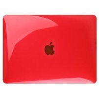 Лъскав прозрачен кейс за MacBook Pro 14" (A2442 / A2779 / A2918 / A2992 / A3112 / A3185 / A3401 / A3434) - червен