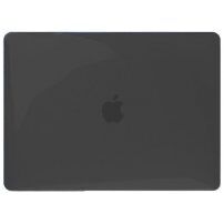 Лъскав прозрачен кейс за MacBook Pro 16" (A2485 / A2780 / A2991 / A3186 / A3403) - черен