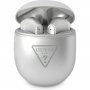 Guess True Wireless Triangle Logo безжични слушалки за Apple устройства - сребърна