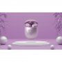Guess True Wireless Triangle Logo безжични слушалки за Apple устройства - лилава