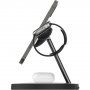 BELKIN BOOST CHARGE PRO 3в1 стойка за зареждане 15W с MagSafe - черна