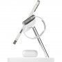 BELKIN BOOST CHARGE PRO 3в1 стойка за зареждане 15W с MagSafe - бяла