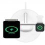 BELKIN BOOST CHARGE PRO 3в1 стойка за зареждане 15W с MagSafe - бяла