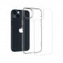 Spigen Quartz Hybrid кейс със закалено стъкло за iPhone 14 - прозрачен