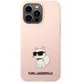 Karl Lagerfeld Choupette NFT силиконов кейс за iPhone 13 Pro Max - розов