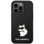 Karl Lagerfeld Choupette NFT силиконов кейс за iPhone 14 Pro Max - черен