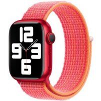 Оригинална Apple спортна каишка с класически дизайн за Apple Watch 42mm / 41mm / 40mm / 38mm - червен