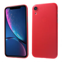 Изключително тънък пластмасов кейс за iPhone XR - червена