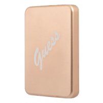 Guess Vintage MagSafe безжична пауър банка с порт USB-C - 3 000 mAh - златна