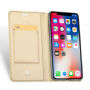 DUX DUCIS флип калъф за iPhone XR - златна