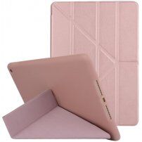 Калъф със оригами стойка за iPad 10,2" (2019-2021) - розов
