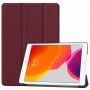 Калъф от PU кожа с функция събуждане / сън за iPad 10,2" (2019-2021) - винено червен