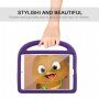 Устойчив пластмасов калъф със стойка за деца за iPad 10,2" (2019-2021) - лилав