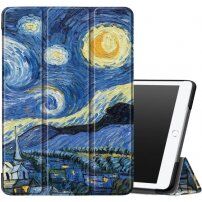 Флип калъф със стойка за iPad 10,2" (2019-2021) - Звездна нощ
