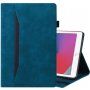Елегантен калъф със място за карти за iPad 10,2" (2019-2021) / Air 3 (2019) / Pro 10,5" - тъмносин