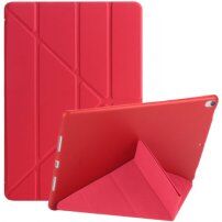 Калъф със оригами стойка за iPad Air 3 (2019) / Pro 10,5" - червено