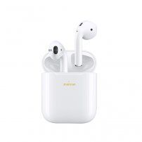 JOYROOM JR-T03S Air безжични слушалки с безжично зареждане за Apple устройства - бяла