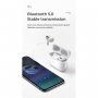 JOYROOM JR-T03S Pro Безжични слушалки с безжично зареждане за Apple устройства - бяла