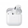 WK TWS V4 безжични bluetooth слушалки за Apple устройства - бяла