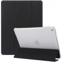 Смарт калъф със стойка и място за Apple Pencil за iPad 9,7" (2017/2018) / Air 1 / 2 / Pro 9,7" - черен