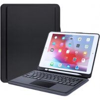 DUX DUCIS калъф със клавиатура, тъчпад и място на Apple Pencil за iPad 9,7" (2017/2018) / Air 1 / 2 / Pro 9,7" - черен